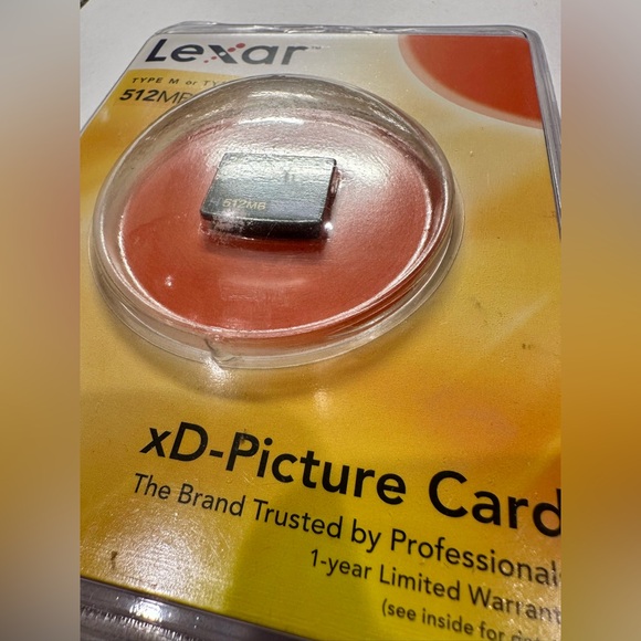 Lexar / Olympus xD Picture Type M or H — 512MB Camera Memory Card — NEW - Picture 2 of 5